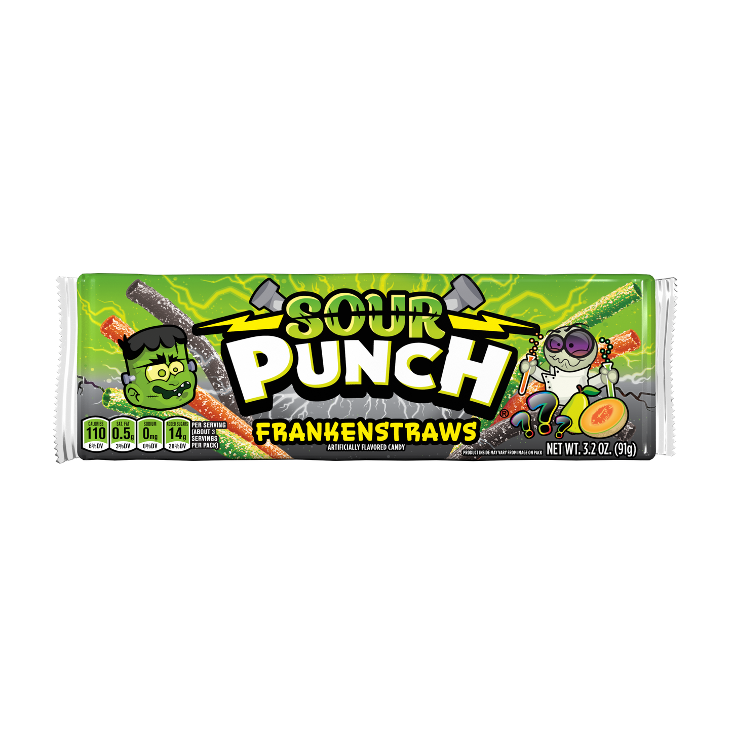 Frankenstraws, 24/3.2oz Display Ready Case