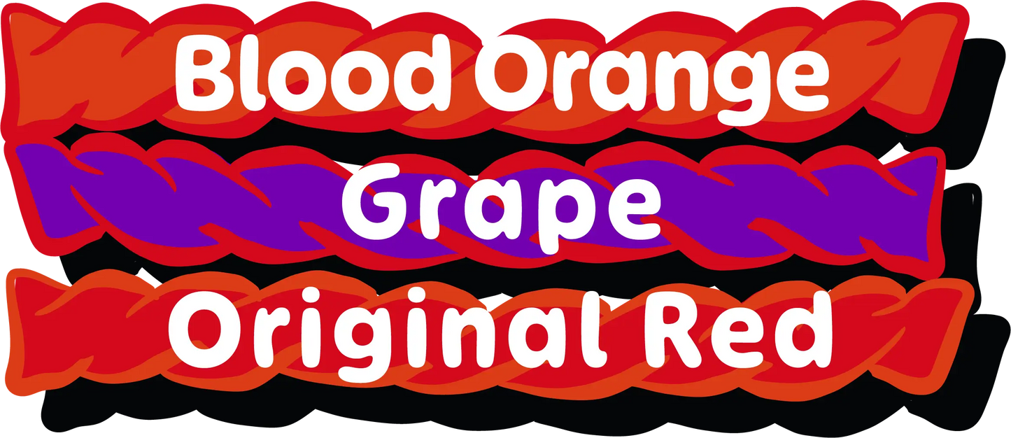 Flavors: Blood Orange - Grape - Original Red