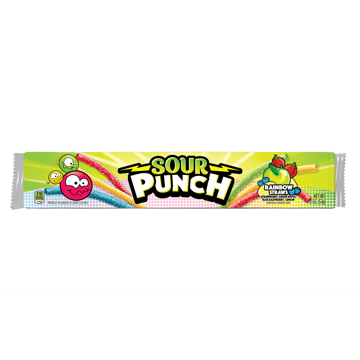 Rainbow Straws, 24/2oz Caddy
