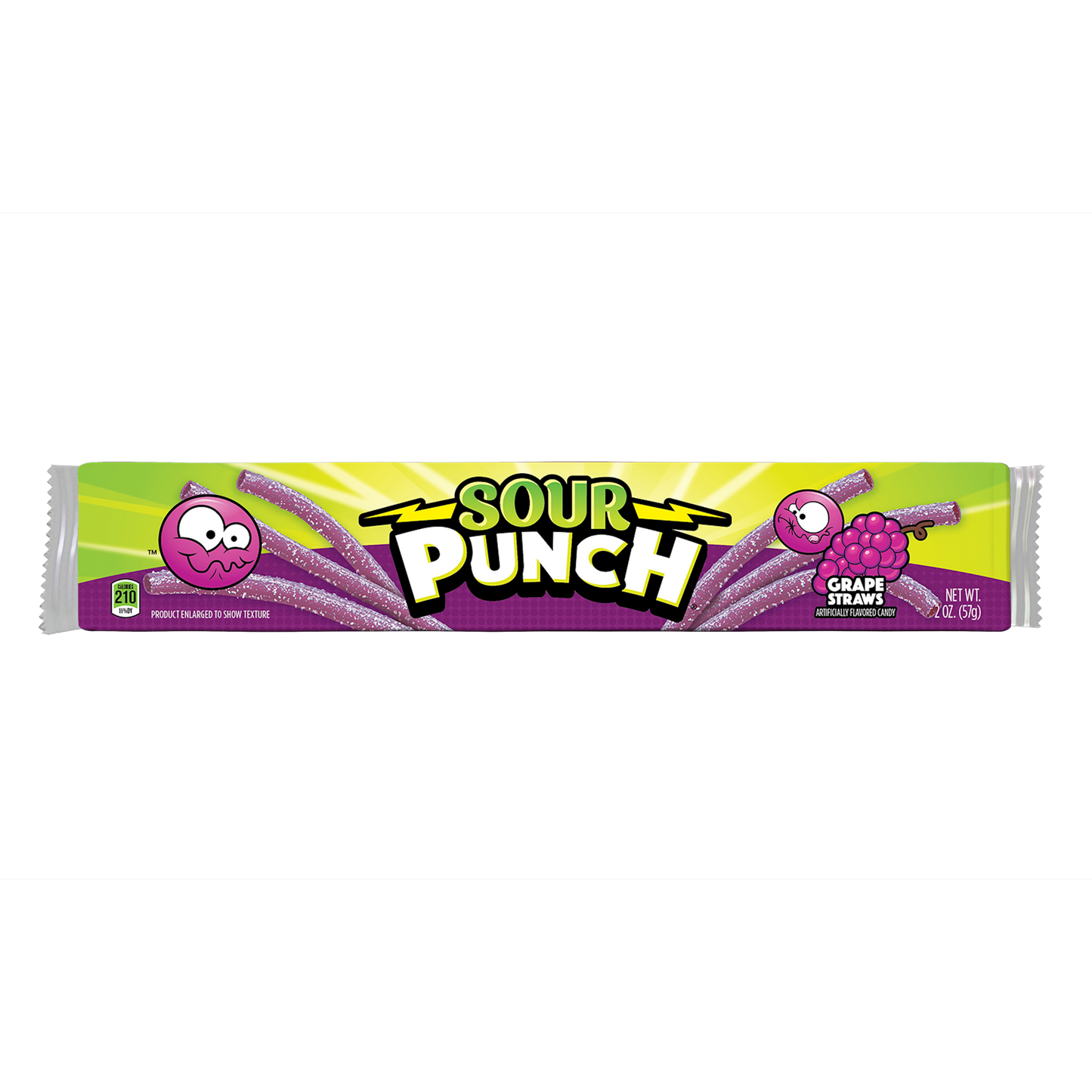 Grape Straws, 24/2oz Caddy