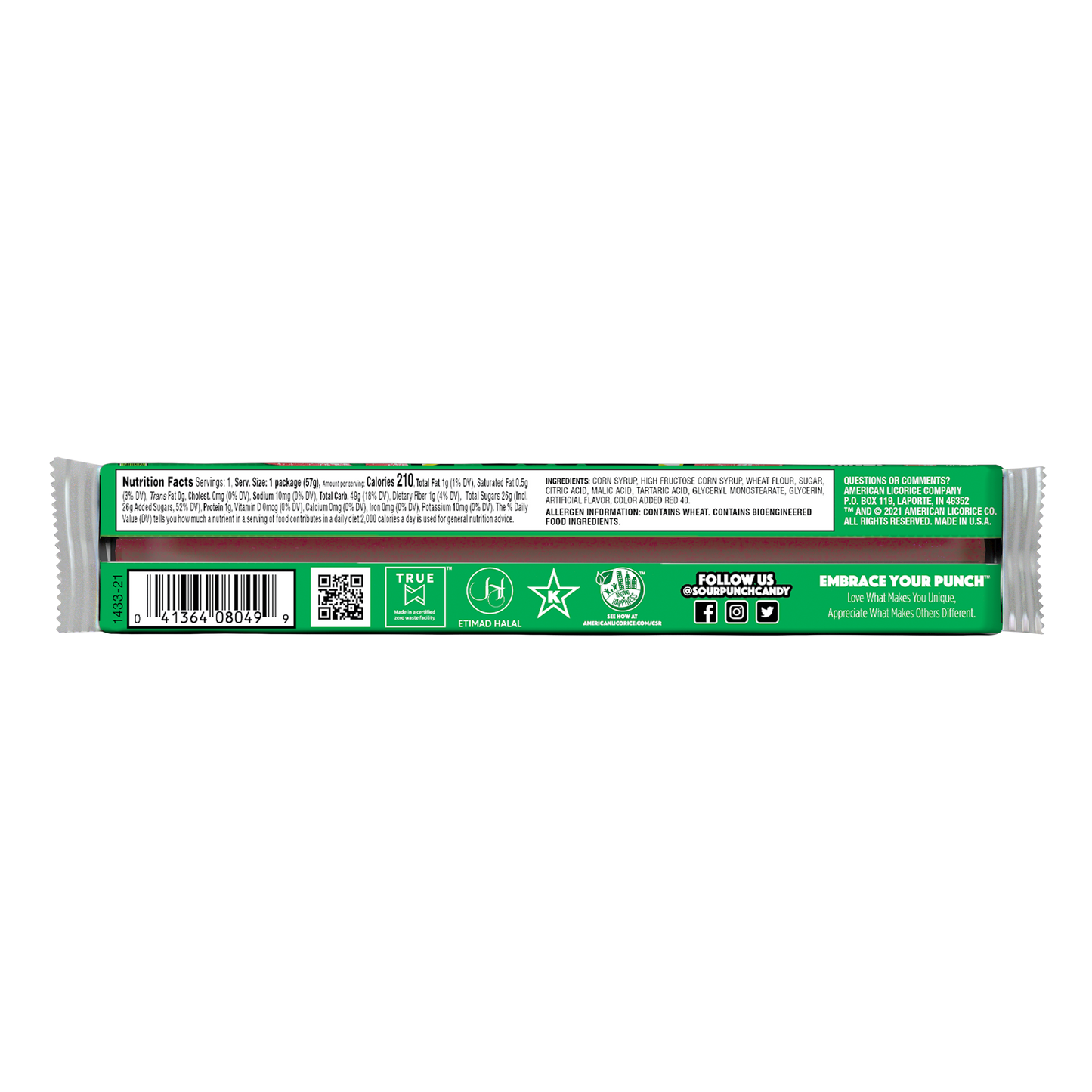 Watermelon Straws, 24/2oz Caddy