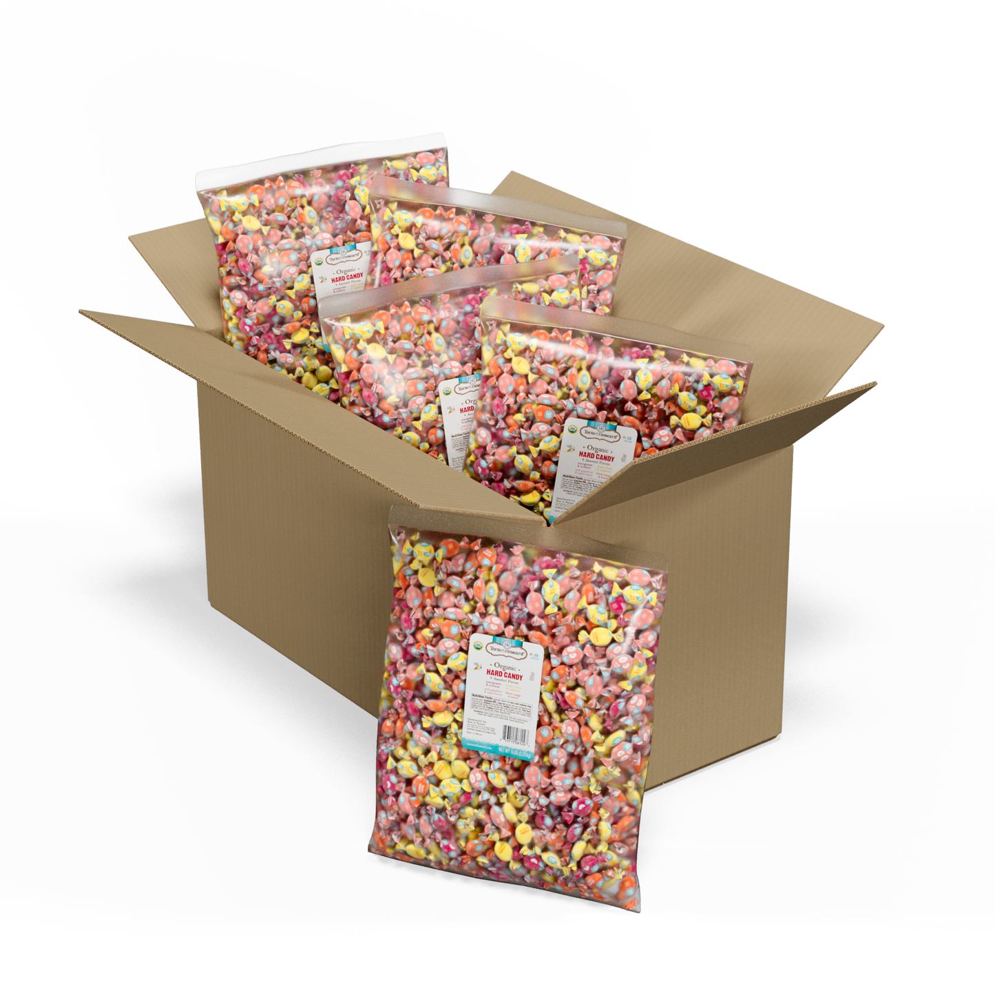 Organic Hard Candy, NEW Assorted Bulk 5/5 LB