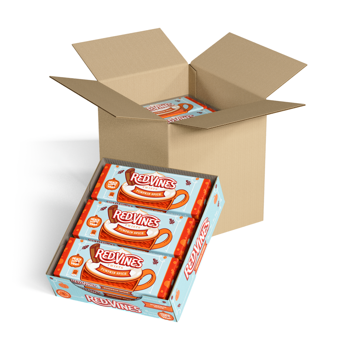 Pumpkin Spice Halloween Twists, 4/9/4oz Trays Pumpkin Spice Halloween Twists, 4/9/4oz Trays