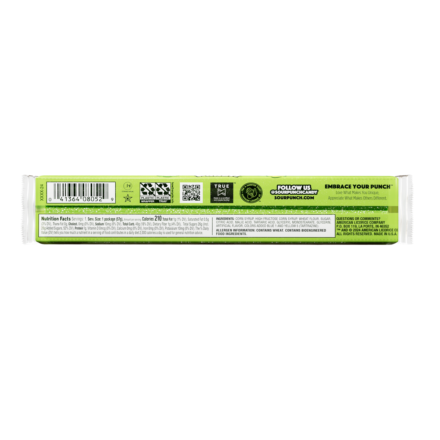 Apple Straws, 24/2oz Caddy