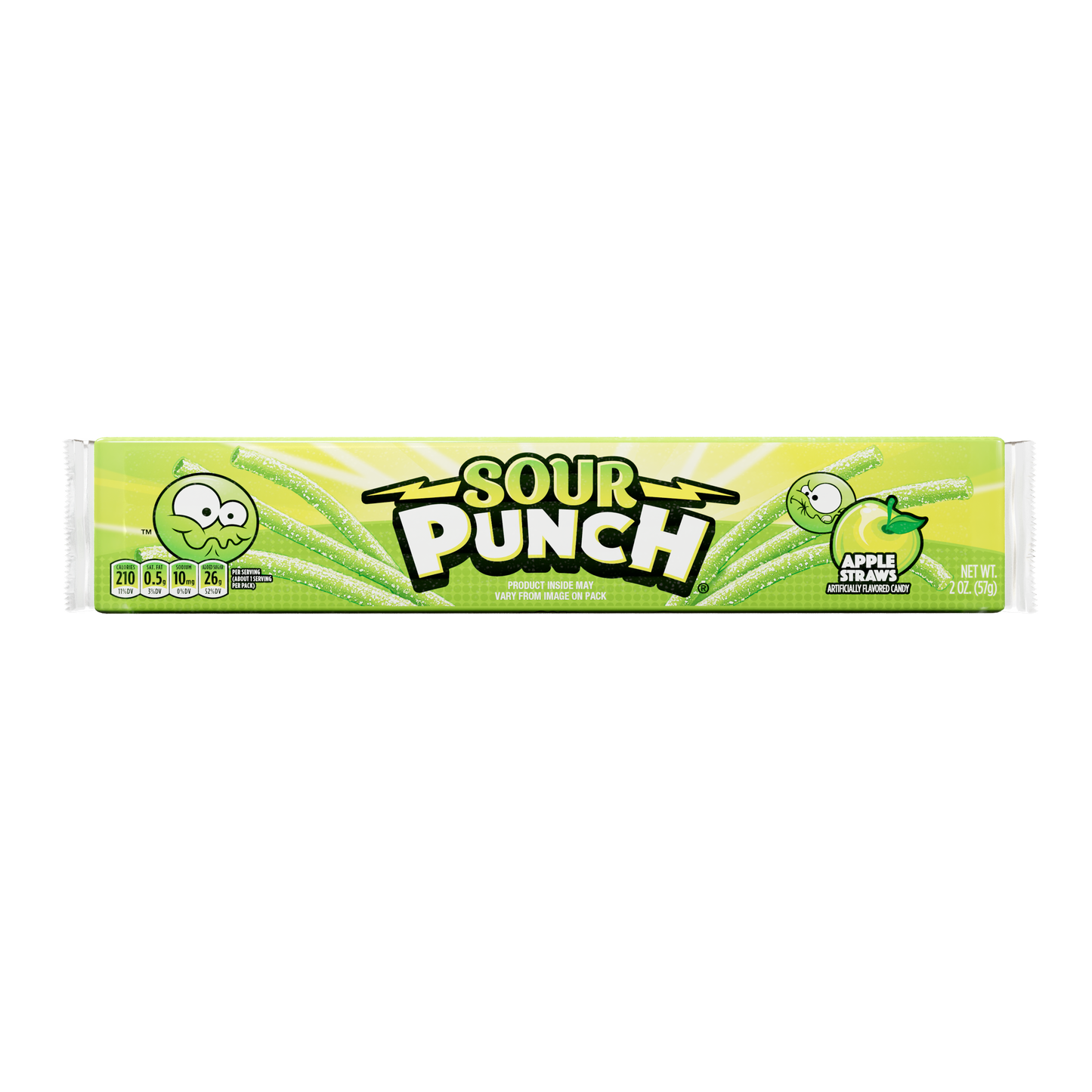 Apple Straws, 24/2oz Caddy