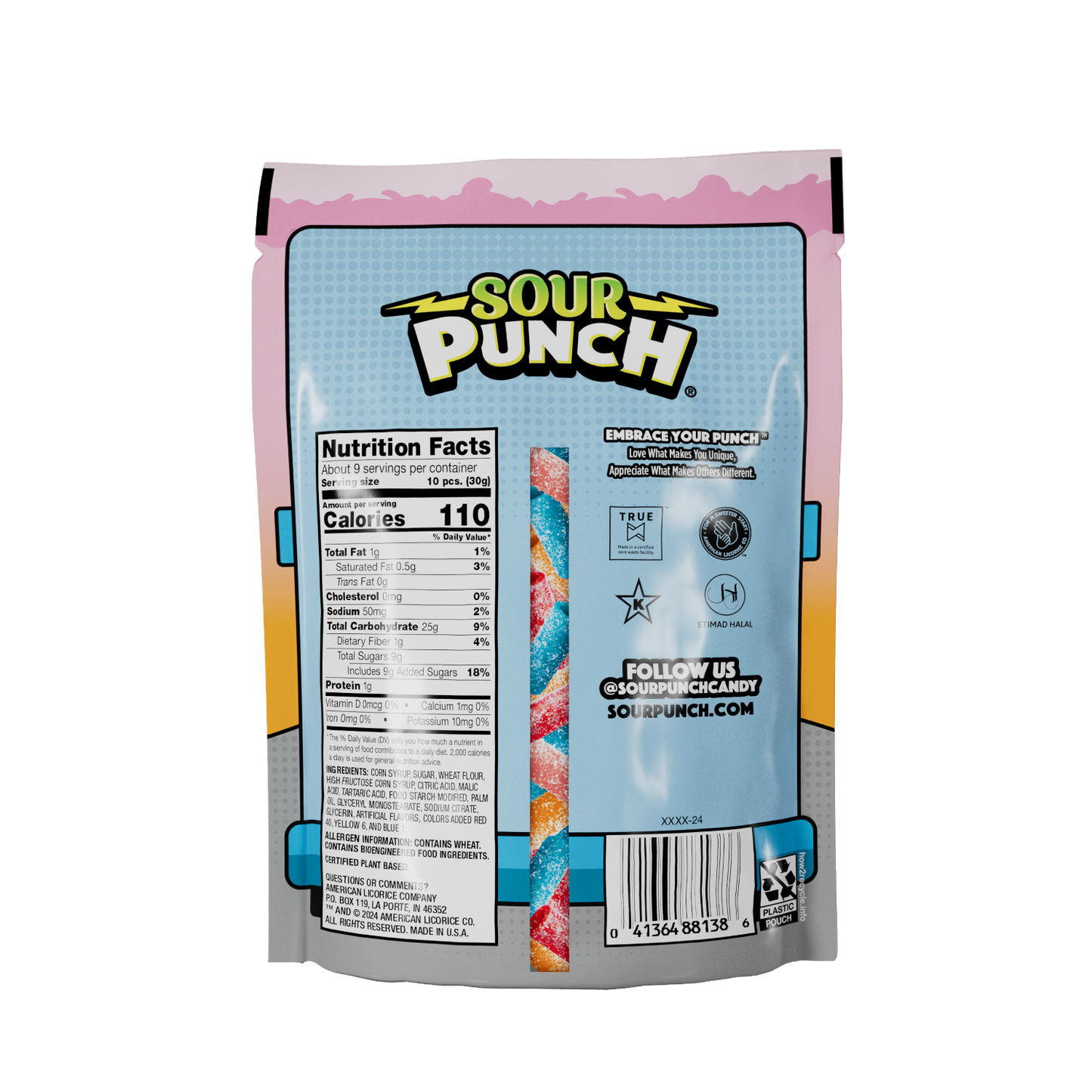 Sour Punch Ice Cream Truck Bites DRC 6/9 oz