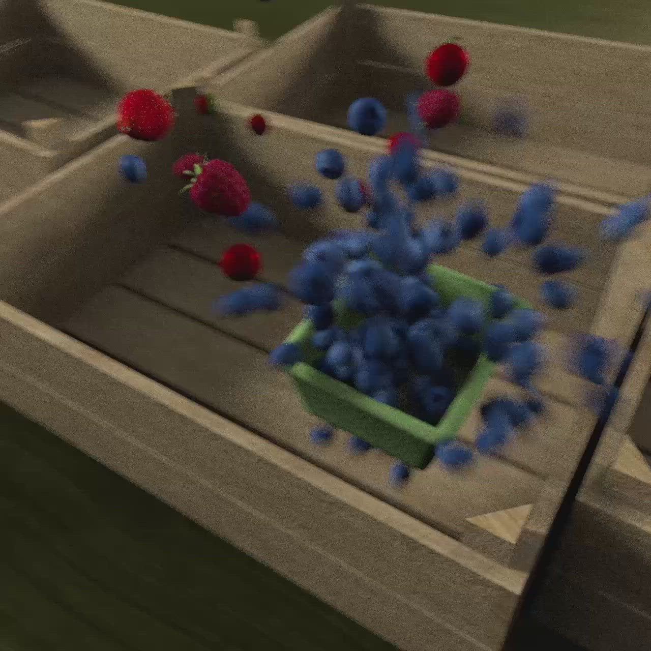 Red Vines Made Simple Mixed Berry Twists in a box of berries video