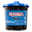 Front of Red Vines Black Licorice Twists 3.5lb Jar