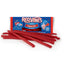 Red Vines Original Red Licorice 4oz Movie Tray with licorice twists in front