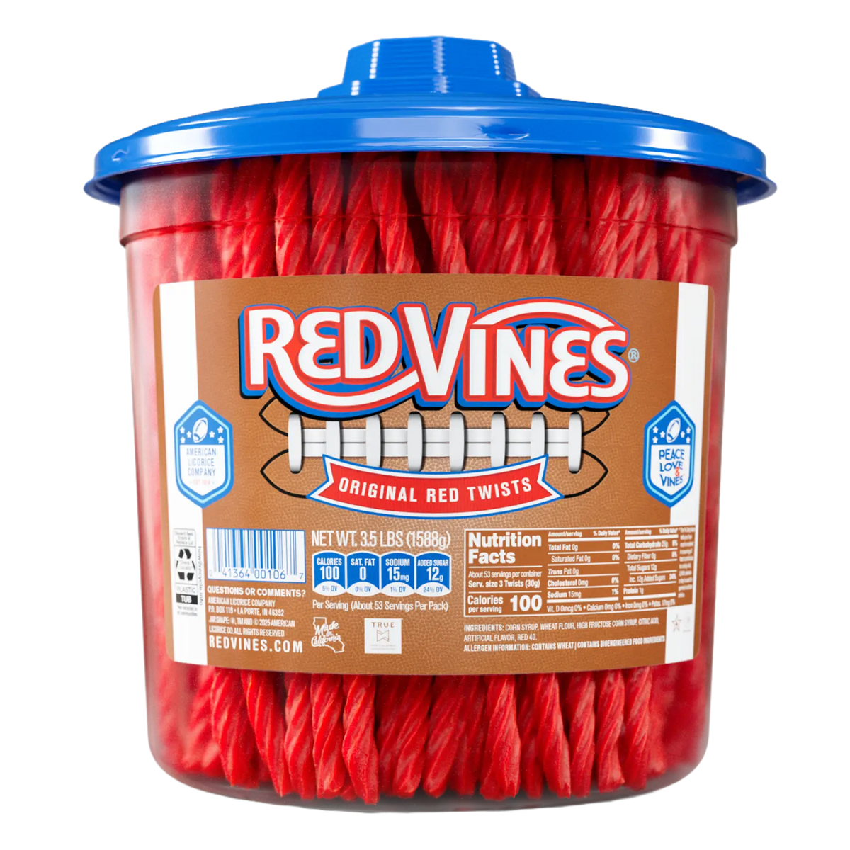 Original Red® Chewy Licorice Twists, 3.5 lb, 4/56oz