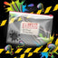 Black candy in bulk in a cartoon "evidence bag" for the Sour Punch Mystery Bulk Candy Straws release