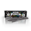Sour Punch Mystery Straws 4.5oz Tray with black candy straws in front of the tray