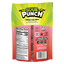 Back of Sour Punch Bites Rad Reds 9oz Stand up bag