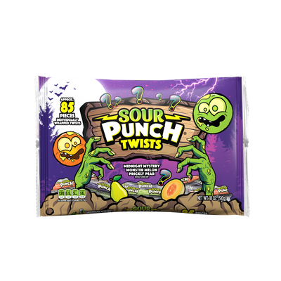Halloween 3" Individually Wrapped Twists, 12/18oz Laydown Bags