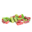 Pile of red and green Sour Punch Holiday candy bites