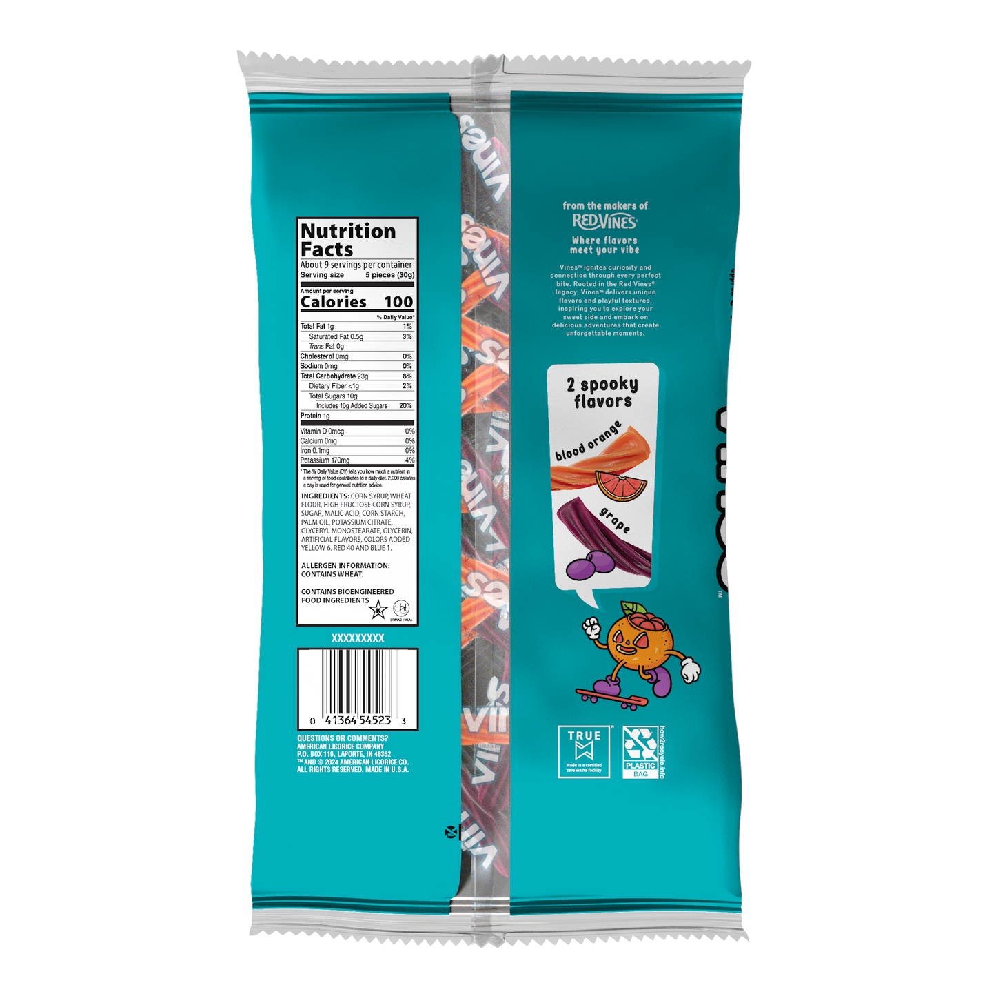 NEW VINES™️ Halloween 3" Twists, 12/9oz Laydown Bags