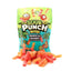 Variety of tropical flavored sour bites in front of Sour Punch stand up bag