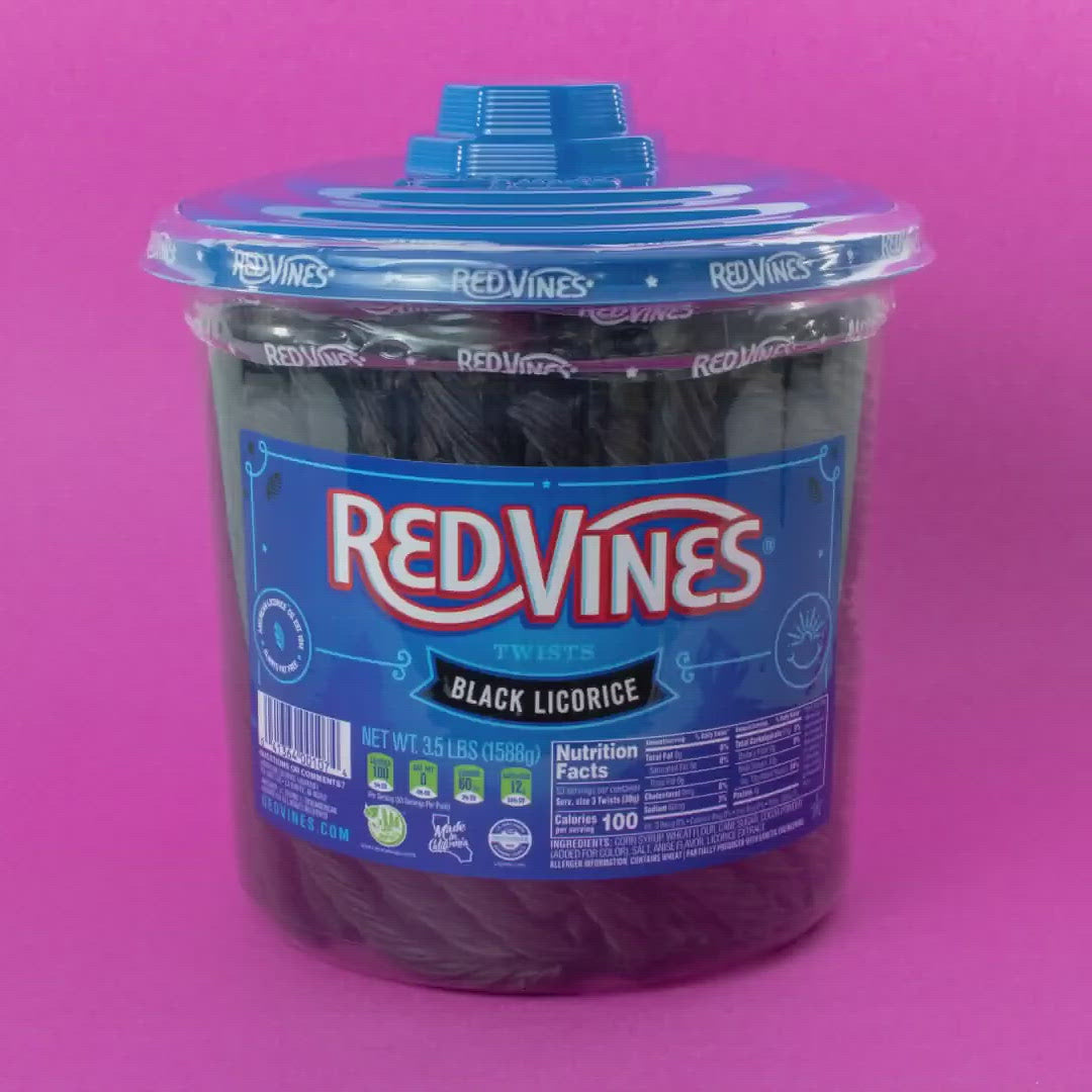 Slideshow of Red Vines Black Licorice Jar