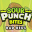 SOUR PUNCH Rad Reds Flavors: Strawberry, Watermelon, Cherry, and Raspberry in a 5oz bag