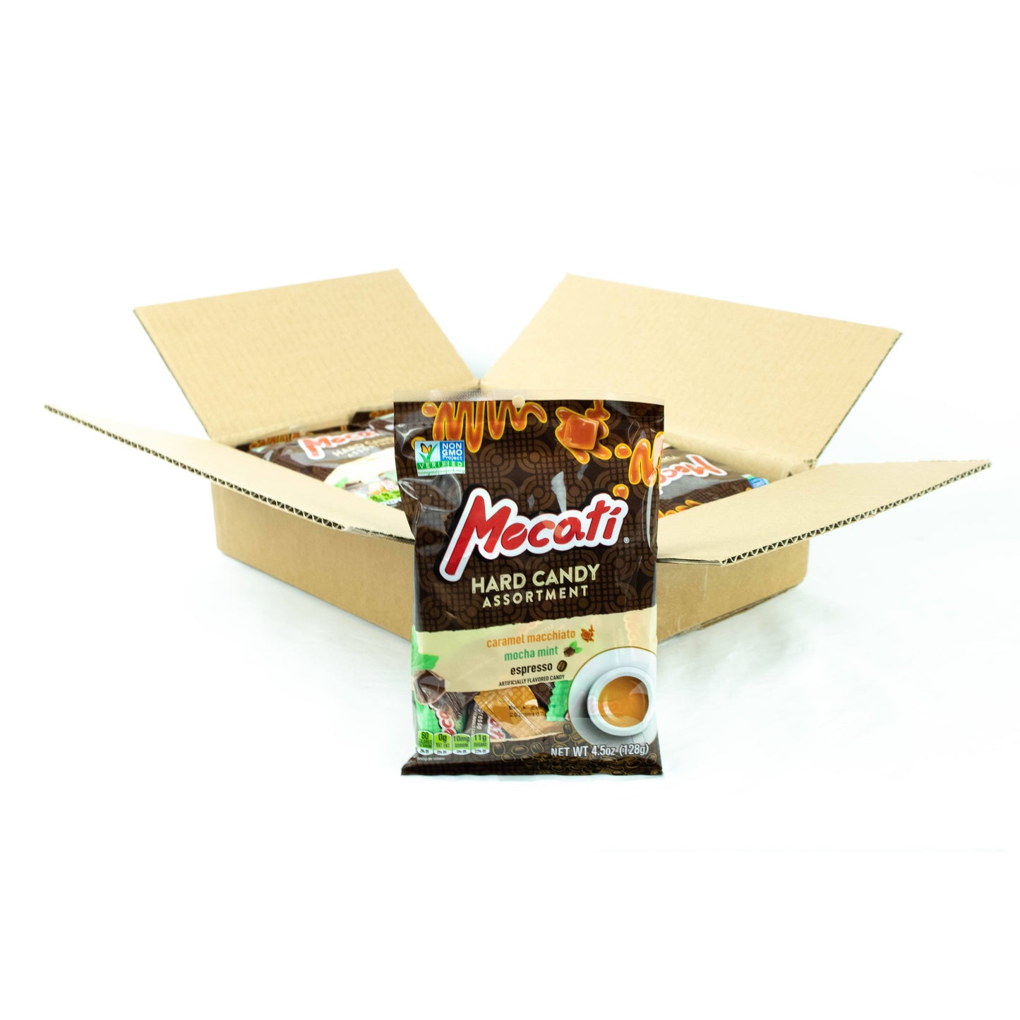 APRATI® MOCATI® Assorted Coffee Hard Candy, 4.5oz Hanging Bag, 12-Count