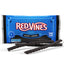 Red Vines Black Licorice Twists 14oz bag with candy in front