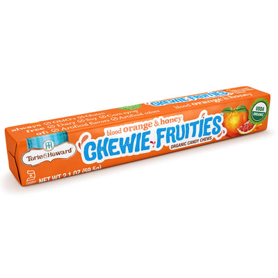 Organic Chewie Fruities® Candy, Blood Orange & Honey, 18/2.1oz Stick Packs - American Licorice Company